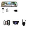 2.5K Car Dvr 10.0 Inch Rearview Mirror Video Dash Cam 1080P Black Box Rear View Camera for Vehicle(A37-6M RCC-KIT,64G1) view 1