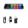 Car Dvr Mirror 10 Inch IPS 2.5D Touch Screen Stream Rearview Dash Cam Mirror Dual Car Camera Dashcam Drive Recorder 1080P(Two Lens 1080P-6M,NOEN) view 1