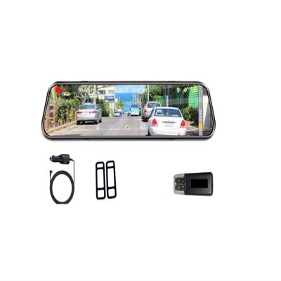 2.5K Car Dvr 10.0 Inch Rearview Mirror Video Dash Cam 1080P Black Box Rear View Camera for Vehicle(Only Front Lens-A37,None1)