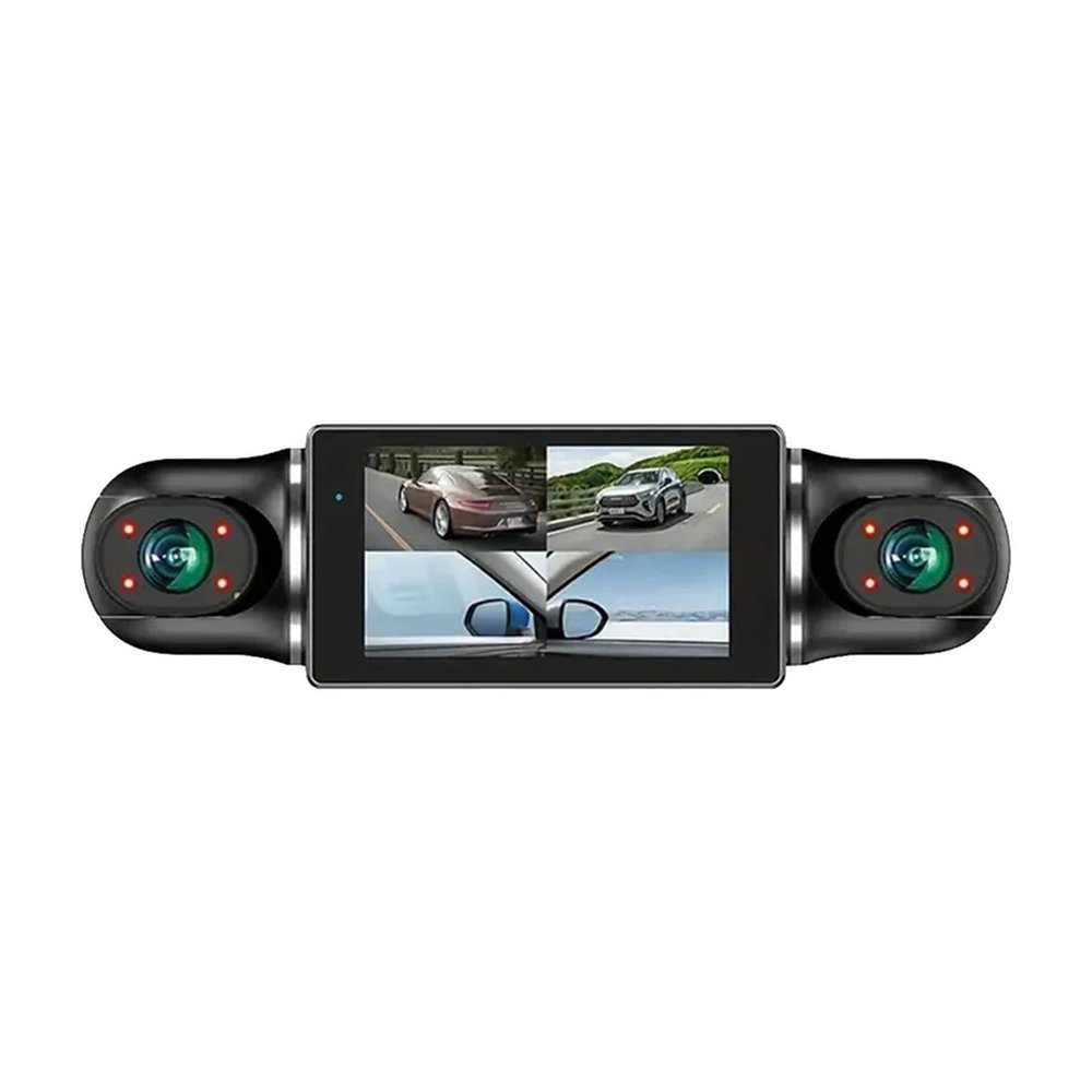 Four Channels 1080P Vehicle Driving Recorder Night Vision Car Video Recorder Auto Video Camera G-Sensor Circle Recording(Customisation)