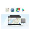 3 Inch Car Mirror Dash Cam Drive Recorder DVR Black Box Dual Len Parking Monitor 1080P Rear Camera Compatible for Android 8.1(Wite 6M Back Camera,64G1) view 4
