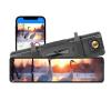 4K&2K Dash Cam for Car 4K Mirror Camera Front Rear Video Recorder with Mount Voice Control Compatible for iOS/Compatible for Android App(Cable-128G) view 1