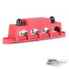 TJHSM 4 Post Busbar Bus Bar Power Distribution Block 12V 250A with Cover 5/16 Red Replacement for Marine Automotive and Wiring view 1