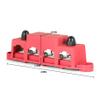 TJHSM 4 Post Busbar Bus Bar Power Distribution Block 12V 250A with Cover 5/16 Red Replacement for Marine Automotive and Wiring view 3