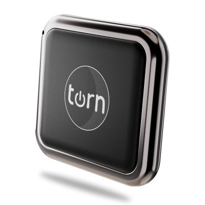 Air Tracker Tags: Smart Bluetooth Tracker, Item Finder Works with Apple Find My (iOS Only) App, Trakcer Tag Locator for Keys, Luggage, Satchel, Not for Android Devices (1Pack/Black2)