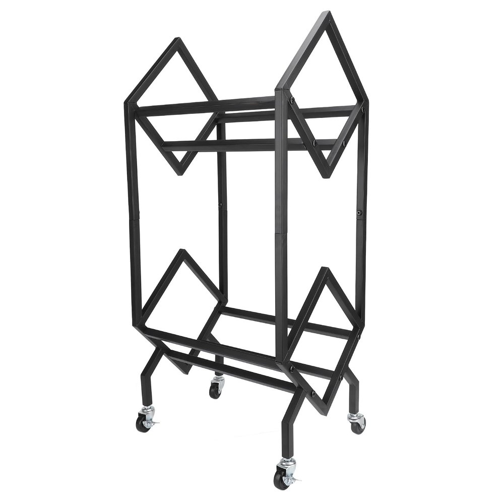 Zerodis Vinyls Record Storage Rack, Carbon Steel Shelf Organizer with 45 Degree Tilt Angle for Book, Magazine, CD (2 Tier)