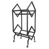 Zerodis Vinyls Record Storage Rack, Carbon Steel Shelf Organizer with 45 Degree Tilt Angle for Book, Magazine, CD (2 Tier) view 1