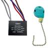 New Ceiling Fan Capacitor CBB61 4.5uf + 6uf + 5uf 5 Wire 250V &Ceiling Fan Pull Chain Switch 3 Speed 4 Wire, Light Switch for Fan and Light view 1