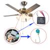 New Ceiling Fan Capacitor CBB61 4.5uf + 6uf + 5uf 5 Wire 250V &Ceiling Fan Pull Chain Switch 3 Speed 4 Wire, Light Switch for Fan and Light view 3