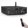 Facmogu AK-3116 HiFi Digital Amplifier, Bluetooth 5.3 200W Dual TPA3116 2 Channel 2x100W Class D Stereo Receiver w/RCA, USB, Optical, FM, Mini Amp Audio System for Home, Outdoor, w/ 24V Power Supply view 1
