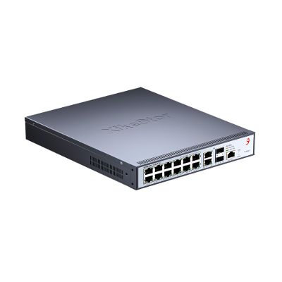 16-Port 2.5G L3 Managed Ethernet Switch, 2.5Gb Network Switch with 12x2.5G RJ45|2x10G RJ45|2x10G SFP+ Ports, DHCP/OSPF/BGP/VLAN/ACL/LACP/IGMP Supported, Built-in Smart Fan, Desktop/Wall-Mount