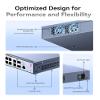 16-Port 2.5G L3 Managed Ethernet Switch, 2.5Gb Network Switch with 12x2.5G RJ45|2x10G RJ45|2x10G SFP+ Ports, DHCP/OSPF/BGP/VLAN/ACL/LACP/IGMP Supported, Built-in Smart Fan, Desktop/Wall-Mount view 4
