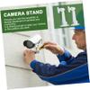 BRIGHTFUFU 2pcs Security Camera Mount Bracket Aluminum Built Ceiling Wall Mount for CCTV Cameras view 4