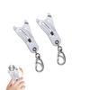 2024 New Bolt Size Finder Keychain,Bolt Size Finder,Nut and Bolt Thread Checker,Precise Bolt Size Finder Keychain,Portable Precise Thread Size Checker Keychain view 1