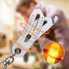 2024 New Bolt Size Finder Keychain,Bolt Size Finder,Nut and Bolt Thread Checker,Precise Bolt Size Finder Keychain,Portable Precise Thread Size Checker Keychain view 3