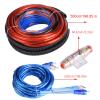 Akozon 4 Gauge 2800W Car o Subwoofer Cable Kit: Amplifier Speaker Installation Wire with Setup view 4