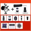 ZHANQUAND Entry-Level Astronomical Telescope Hd Stargazing Space Children's Student Telescope,Telescopes for Astronomy Beginners with Monocular Tripod,Package 1,for Indoor/Outdoor Good view 2