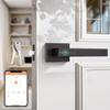 Tinewa Fingerprint Door Lock, Biometric Door Knob with Smart Lock, Keyless Entry Door Handle with App, Bedroom, Office, Hotel, Pantry, Oil Rubbed Bronze view 1