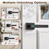 Tinewa Fingerprint Door Lock, Biometric Door Knob with Smart Lock, Keyless Entry Door Handle with App, Bedroom, Office, Hotel, Pantry, Oil Rubbed Bronze view 3