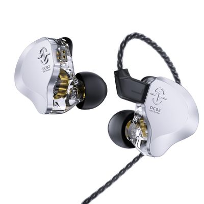 CCZ DC02 In Ear Earbud,IEM Earphone,Dual Magnetic Circuit DD HIFI Earbuds