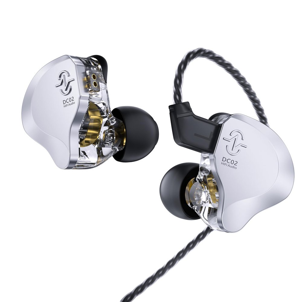 CCZ DC02 In Ear Earbud,IEM Earphone,Dual Magnetic Circuit DD HIFI Earbuds