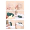 FLEXMAN Self Adhesive Power Strip Holder, ABS Multi Function Wall Mounted Cable Management Cord Organizer, Desktop Socket Hanging Wall Mount Fixator view 2