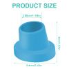 4 Pcs Replacement Feet for Bath Chair Shower Chair Leg Caps Heavy Duty Replacement Feet for Shower Chair Bath Seat (Blue, 1-1/8") view 2