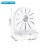 PATIKIL Dome Security Camera Mount 6.7 Inch, 1 Pack Universal Dome Right Angle Wall Mounting Bracket Junction Box Plastic, White view 2