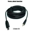 2.5mm-S2 300cm/ 118-inch Extension Cable Shutter Release Connection Cable (Multi USB) for Sony Cameras to Connect The Shutter Remote Control Wireless Timer (2.5mm-S2 118in/3m) view 4