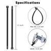 Zip Ties, KAMOTA 1500pcs 12 Inch Heavy Duty Self-Locking Nylon Zip Ties, Black Cable Ties with 50lb Tensile Strength, UV Resistant Cable Tie for Indoor and Outdoor Use view 2