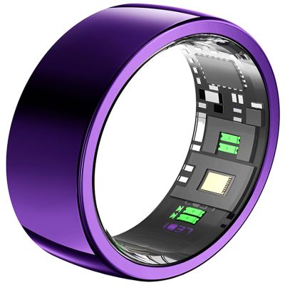 CNBRO Smart Ring Fitness Tracker Heart Rate Monitor Sleep Tracker Fitness Rings Pedometer Calories Step Counter Sport Waterproof Health Smart Rings for Women Men