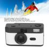 EBTOOLS Vintage Film Camera, 35MM Reusable Film Camera Built in Flash, Lightweight Retro Camera for All Analog Hobbyists (Black and White) view 2