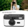 EBTOOLS Vintage Film Camera, 35MM Reusable Film Camera Built in Flash, Lightweight Retro Camera for All Analog Hobbyists (Black and White) view 3