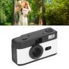 EBTOOLS Vintage Film Camera, 35MM Reusable Film Camera Built in Flash, Lightweight Retro Camera for All Analog Hobbyists (Black and White) view 4
