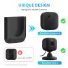 Blink Camera No Drill Wall Mount Bracket for Blink Outdoor 4/ Blink Mini 2/Blink Indoor Camera,No Screw Adhesive Blink Camera Mount for Blink Indoor Outdoor Camera 3Pack (Camera Not Included),Black view 2
