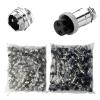100Sets GX20 2 Pin Aviation Connector Panel Mount Circular Metal Adapter Male Female Plug Socket (2P) view 1