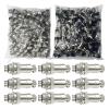 100Sets GX20 8 Pin Aviation Connector Panel Mount Circular Metal Adapter Male Female Plug Socket (8P) view 2