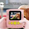 Kids Instant Print Camera, 1080P 48M Toddler Digital Video Camera with Filters Photo Frames, Music Playback, Casual Games,Birthday Gifts for Girls and Boys (Roseate) view 2