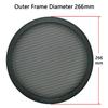 Fuhengli 10" Speaker Grill Covers, Car Speaker Subwoofer Guard Protector, Metal Frame with Metal Mesh, Black - 1Pc view 3