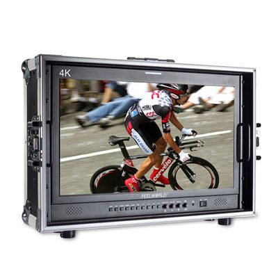 FEELWORLD 21.5" 3G-SDI/ 4K HDMI Broadcast Carry-on Director Monitor with IPS Full HD 1920x1080 for TV News Production, Broadcasting House, TV Broadcasting Truck and Other Fields.