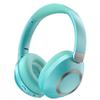 EAORUL Active Noise Cancelling Headphones, 100H Playtime Bluetooth Headphones Wireless Bluetooth with Mic, Over Ear Wireless Headset with Deep Bass,Fast Charging for Travel (Light Green) view 1