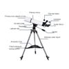 DONGDAWAN Telescopes, Astronomical Breaking Telescope for Children Beginners, Astronomy Refractor with Adjustable Height Stand, Travel Telescope with Carrying Case view 2