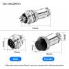 100Sets GX20 12 Pin Aviation Connector Panel Mount Circular Metal Adapter Male Female Plug Socket (12P) view 3