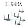 1 Transmitter and 4 Receivers (1TX4RX), Mirabox Wireless HDMI Transmitter and 4 Receivers view 1
