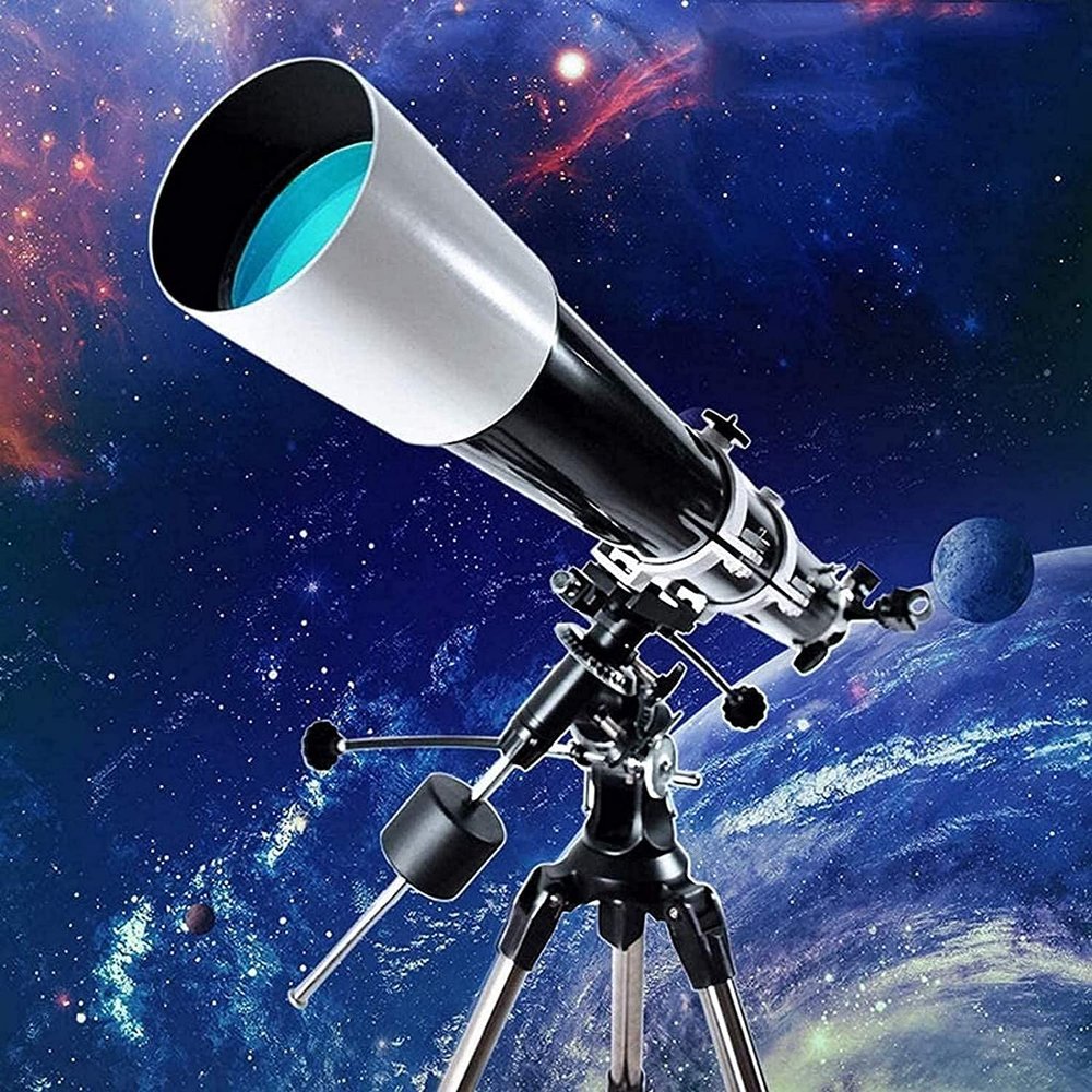 DONGDAWAN Stargazing Telescope,Refractor Telescopes,80mm Aperture 900mm Astronomical Telescopes with Adjustable Tripod and Smart Phone Stand