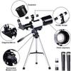 DONGDAWAN Telescope for s&Astronomy Beginners - 70mm Aperture 300mm High Magnification Astronomical Refractor Telescope Portable Travel Telescope with Tripod view 3