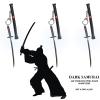 SHARP CASTLE Mini Japanese Katana, 5.7-Inch Ultra Sharp Stainless Steel Knife with Scabbard, Anime Katana Keychain, Utility Cutter, Handmade for Craft Use-GT01H.GN view 2