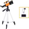 70mm Aperture Astronomical Refractor Telescope, Good Gift For Observe The Moon And Landscape Portable Travel Telescope Scope With Backpack,Smartphone Stand (Package 3 A) (Package 1 (Package 1 A) view 2