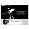 DONGDAWAN Kids Telescope for Astronomy Beginners Refractor Telescopes with Tripod and Backpack,AstronomyTelescope Great Astronomy for Kids to Explore Moon Space view 4