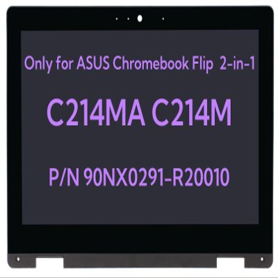 1366x768 HD Touch LCD Screen Replacement for ASUS Chromebook Flip C214MA C214M 2-in-1 90NX0291-R20010 LED Display Digitizer Assembly w/Bezel 11.6" 40Pins